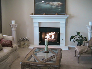 Elegant and Unique Fireplace Glass